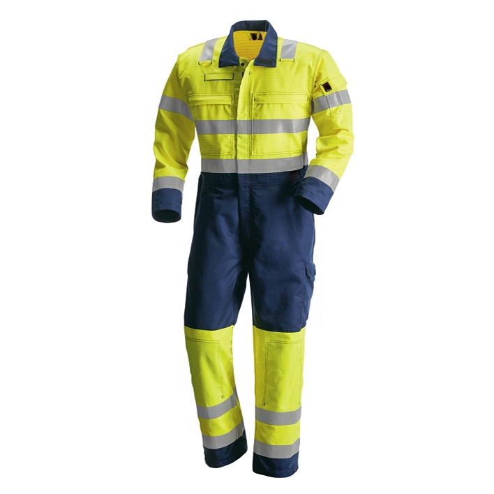 Flame Resistant Workwear, Anti-Static Uniform, High Visibility  Workwear, Electric Arc Flash Protection, CAT2, Welding Coverall