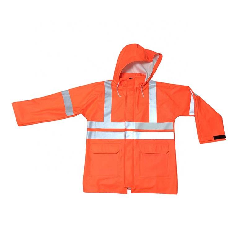 ARC Flash  Flame Retardant Safety Raincoat high visibility reflective Rain Wear EN20471 Waterproof Workwear Protective raincoat